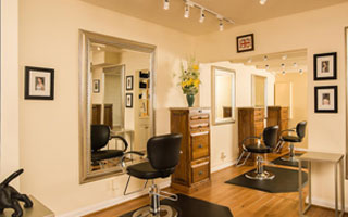 alexandria hair salon interior