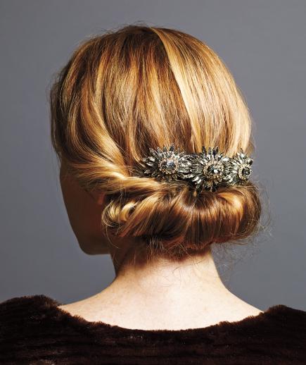 holiday party hair style