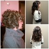 Before and After Ultra Tress hair extensions application done by Jennifer