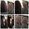 Before and After Ouidad Deep Treatment, Hair Cut and Style done by Andrea