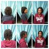 Before and After Ouidad Haircut and Style with Two Strand twist by Andrea.