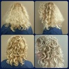 Before and After Ouidad Deep Treatment Carve and Slice with Rake and Shake Style by Jennifer