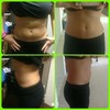 Before and 15 hrs After an It Works! wrap